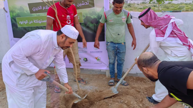 "بر جدة" وفرع "البيئة" يشاركان في مبادرة تشجير وقف السلام بالتزامن مع تدشين المشتل الخيري